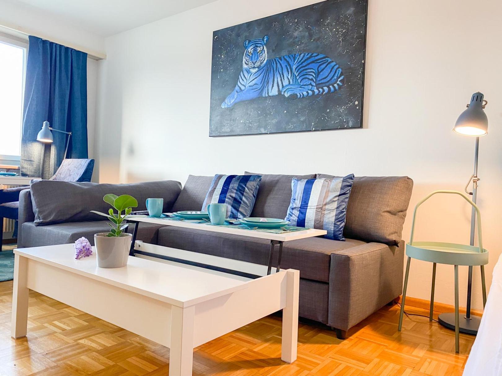 Special Blue Tiger Apartment Basel, Messe Kleinbasel 10-Star Esterno foto